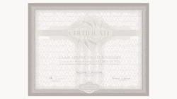 Day’s Certificate