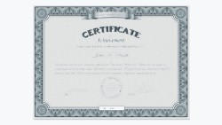 Smith’s Certificate